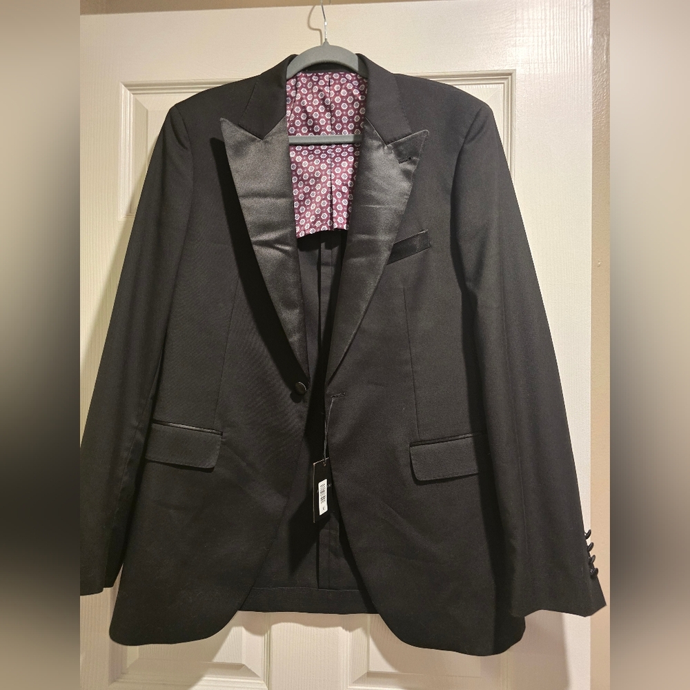 ALTONE LANE the Mercantile Tuxedo  Elegant Black Men's Blazer